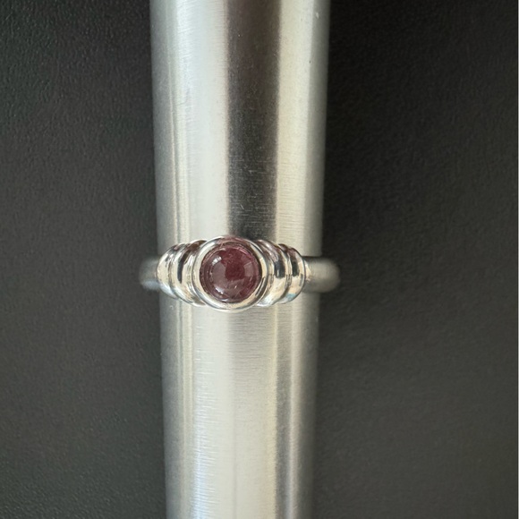 Sterling Silver Pink Tourmaline Ring - Picture 6 of 9